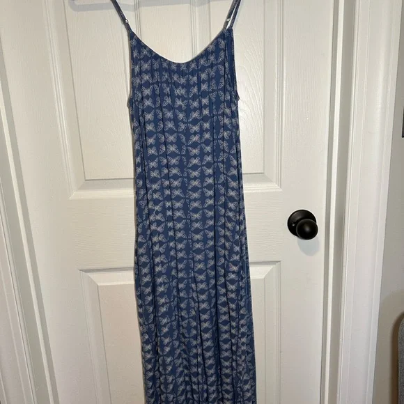 Aerie Blue Butterfly Patterned Jumpsuit - Picture 7 of 8